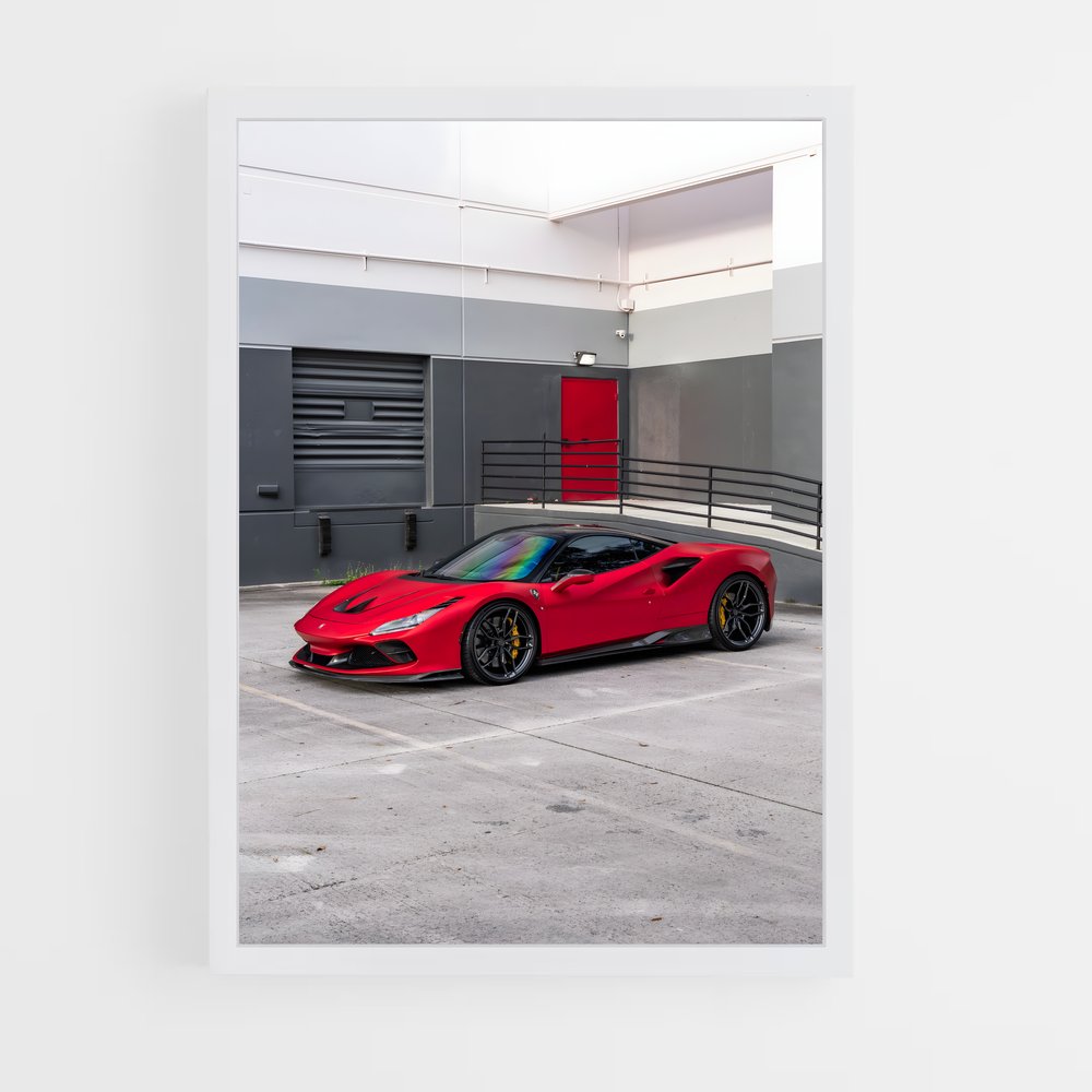 Poster tributo Rouge – affiche Ferrari (vue 3)